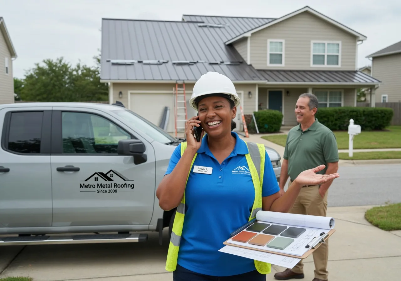 Storm Damage Metal Roof Repair in Forestville, NY